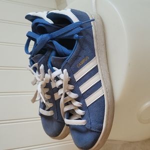 Adidas Blue Suede Campus Sneaker (Women OR Kids)